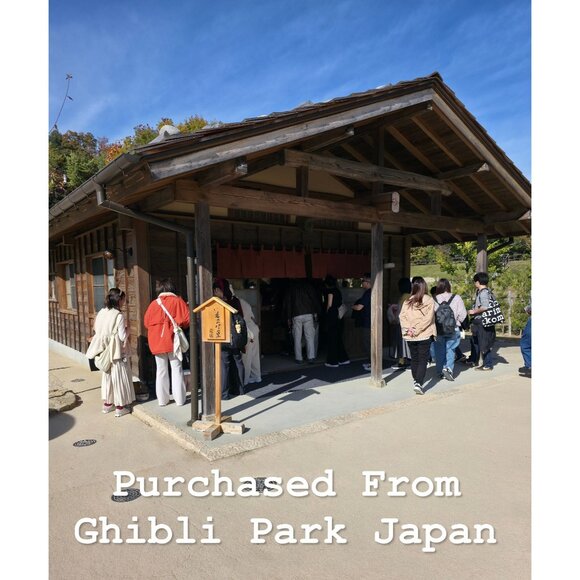 NWT Studio Ghibli Park Japan Exclusive PRINCESS MONONOKE KODAMA Hand Towel 6x6 - Picture 7 of 7